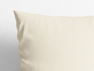 Dekoratív párnahuzat Rongo Deluxe - krémszínű, szatén fényű