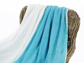 Minőségi mikroszálas takaró - türkiz színű