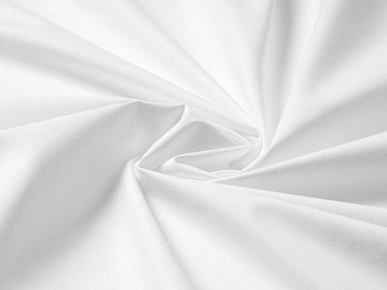 Egyszínű pamutvászon - SUZY fehér, méteráru szél. 140 cm