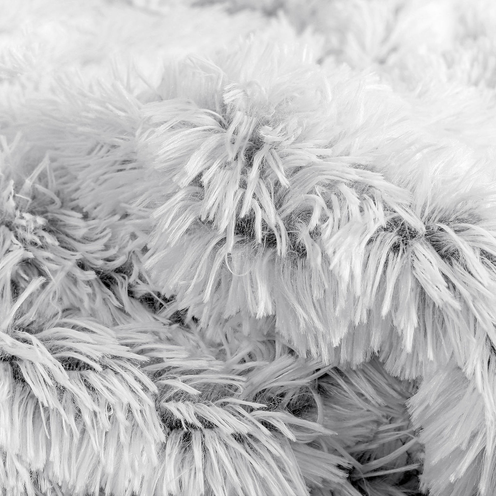 Luxus takaró - MIKRO EXTRA Hosszú szálas - fehér-szürke