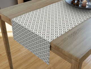 Dekoratív asztali futó LONETA - geometriai alakzatok