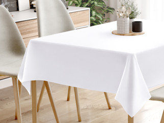 Pamutszatén asztalterítő - fehér