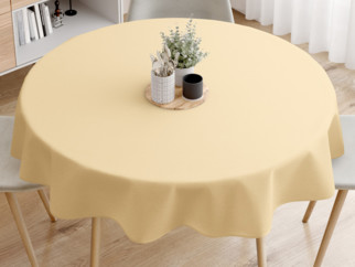 LONETA dekoratív asztalterítő - bézs - kör alakú