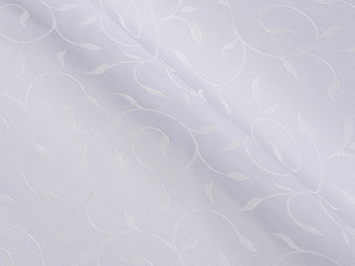 Luxus teflon szövet terítőknek - fehér, nagy ornamentekkel ékesített - szélesség 160 cm
