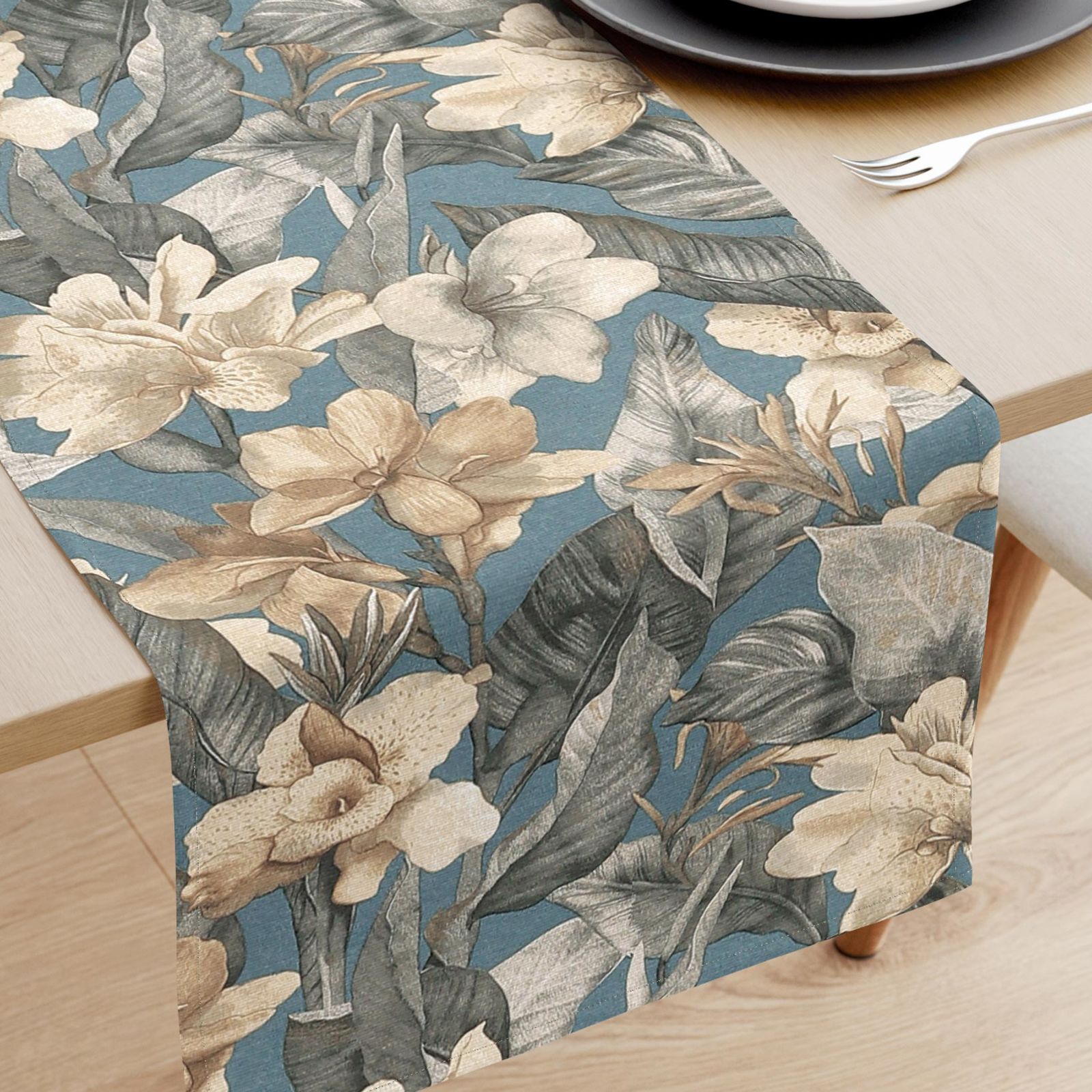 LONETA dekoratív asztali futó - trópusi virágok