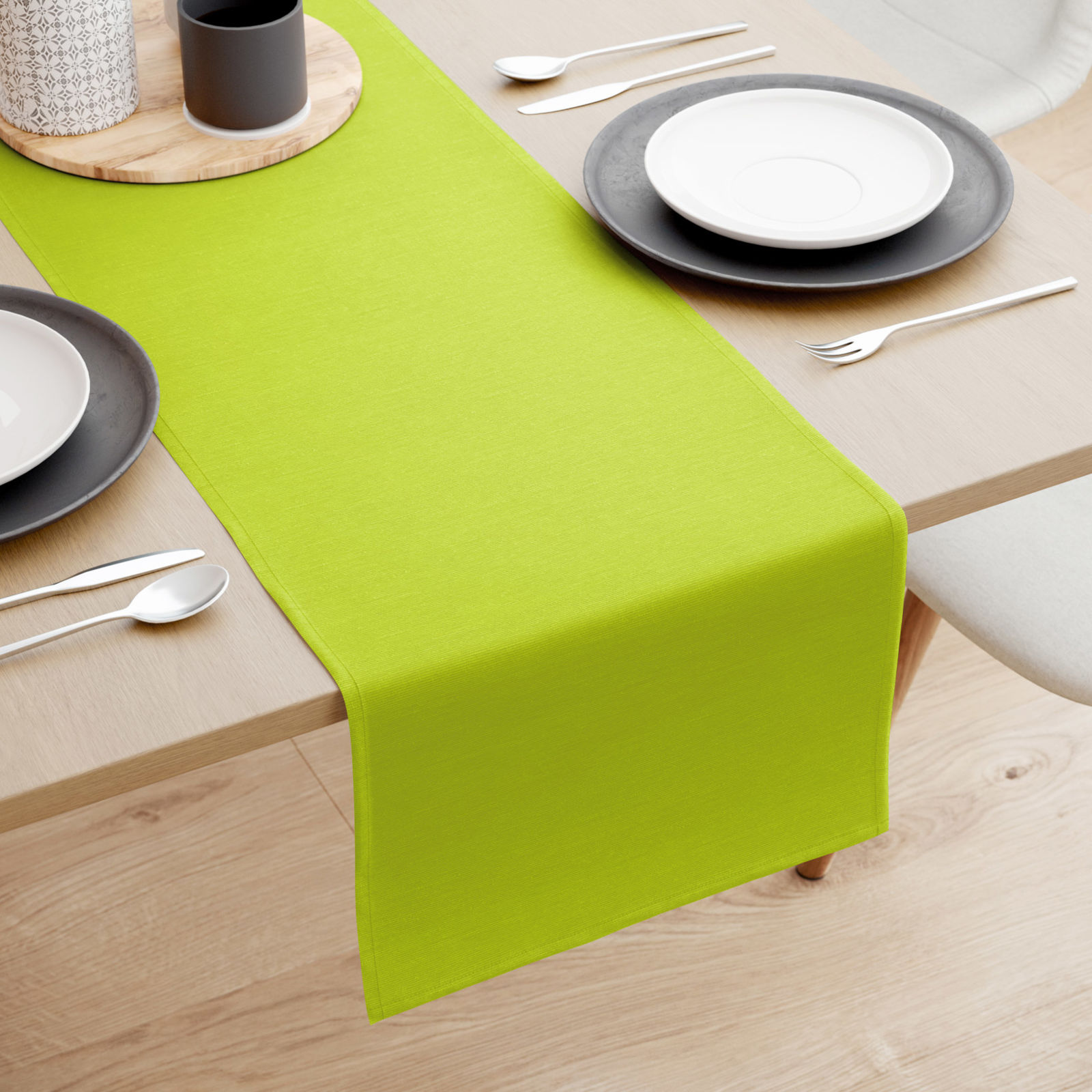 LONETA dekoratív asztali futó - zöld