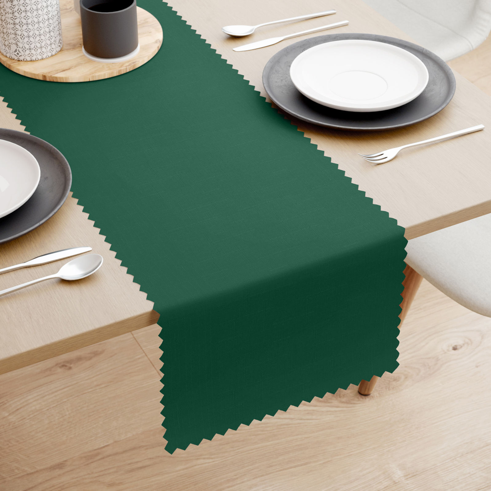 Teflonos asztali futó - sötétzöld