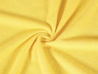 Vízhatlan frottír, sárga, méteráru, szélesség 205 cm