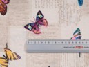 Dekoratív szövet LONETA - PAPILON C - 101 pillangók - szél. 140, 280 cm
