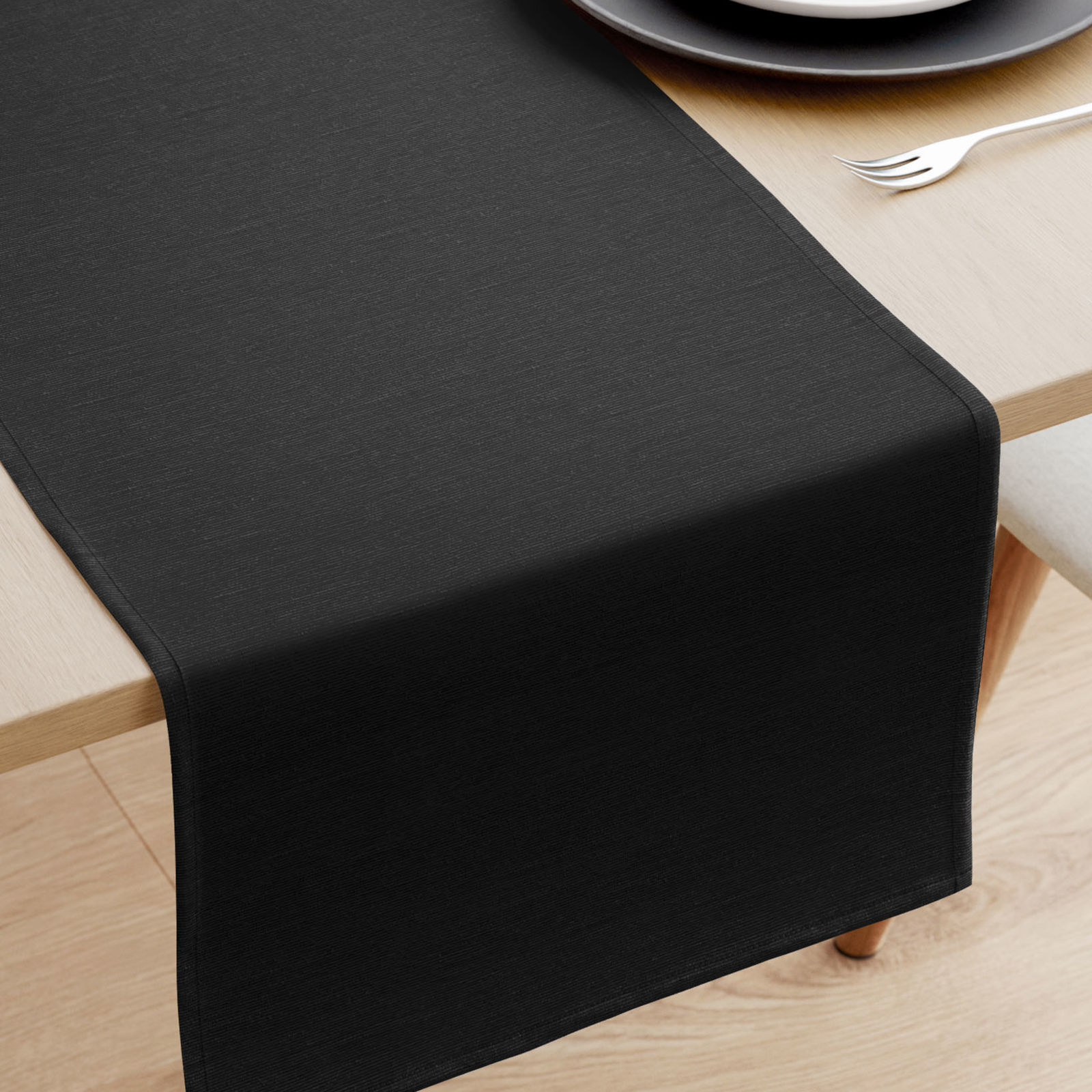 LONETA dekoratív asztali futó - fekete