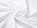 Fehér damaszt szövet Atlas Gradl - cikkszám 369, 2 cm es csíkok - méterárú, szél. 285 cm