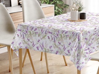 Pamut asztalterítő - Provencei levandulák