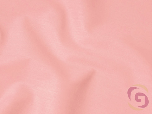 Egyszínű pamutszövet - pasztell rózsaszín