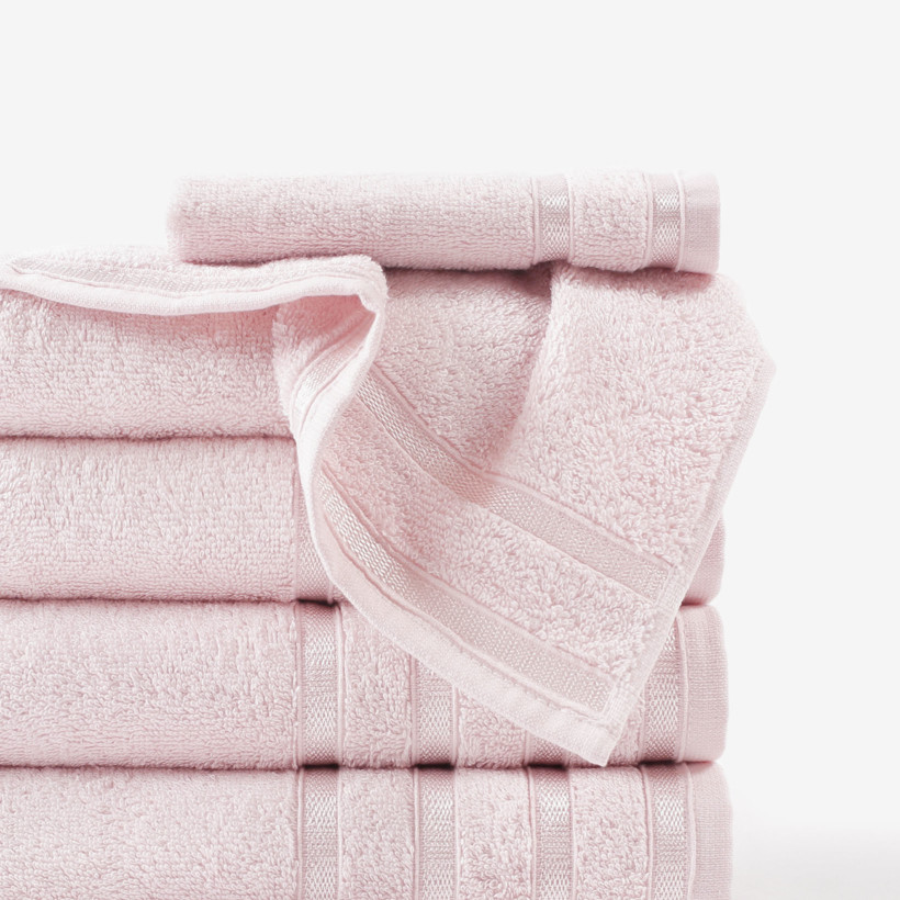 Bambuszszálas törölköző és fürdőlepedő BAMBOO LUX - pasztell rózsaszín
