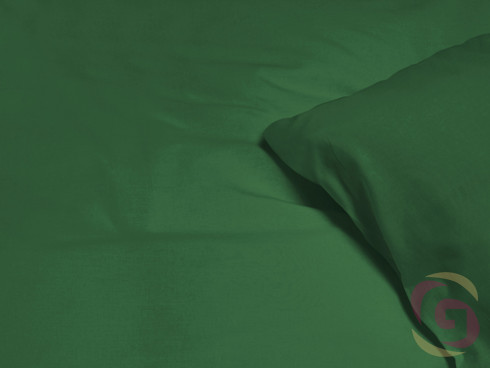 Pamut ágyneműhuzat garnitúra - Sötét zöld