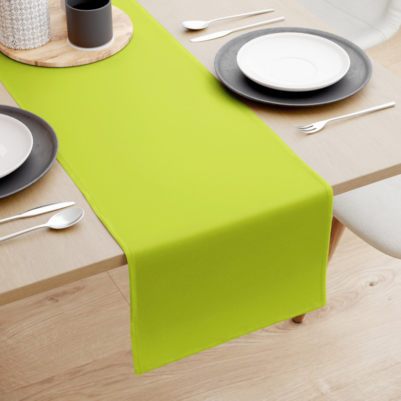 LONETA dekoratív asztali futó - zöld színű