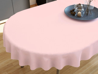 LONETA dekoratív asztalterítő - rózsaszín - ovális