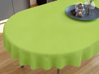 Teflonbevonatú asztalterítő - zöld - ovális