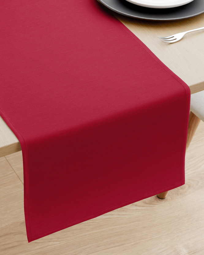 LONETA karácsonyi asztali futó - UNI piros borvöros