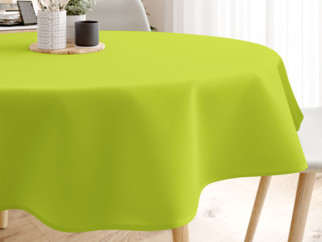 LONETA dekoratív asztalterítő - zöld - kör alakú