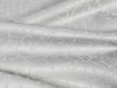 Luxus teflon szövet terítőknek - Szürke összekötő rajzolású - szélesség 160 cm
