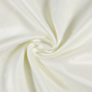 Luxus teflon szövet terítőknek - vanilia színű alapon fényes négyzetek - szélesség 160 cm