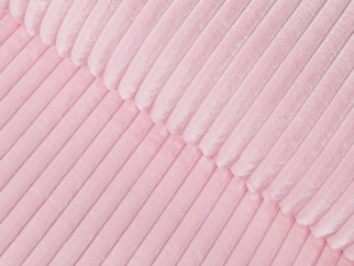 Rózsaszín MINKY szövet - csíkos - méteráru, szélesség 150 cm
