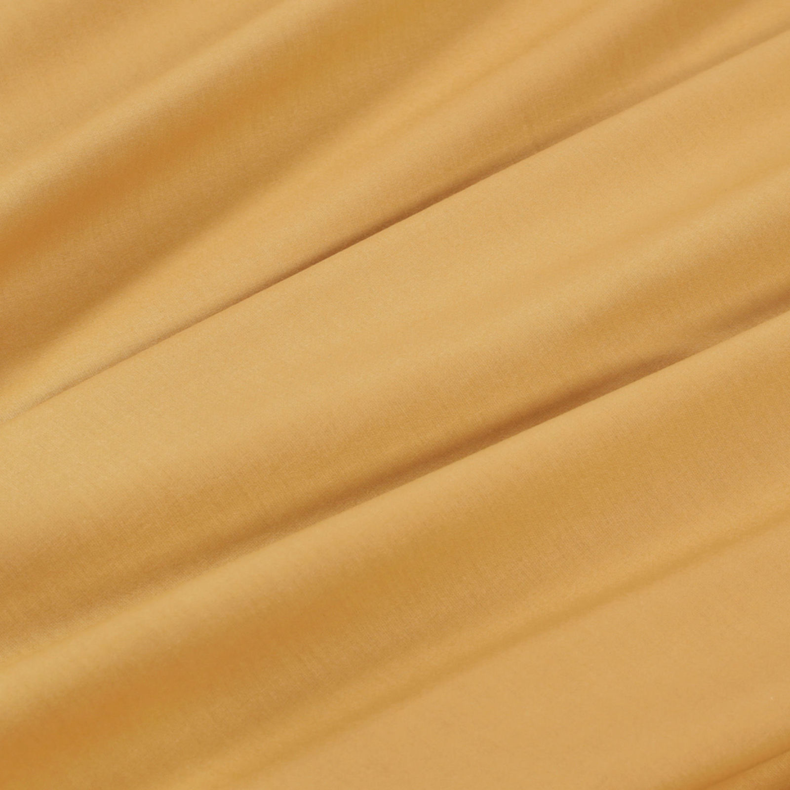 Pamut asztalterítő - mustárszínű - kör alakú