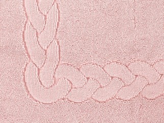 Ina frottír fürdőszobai szőnyeg - pasztell rózsaszín 50 x 70