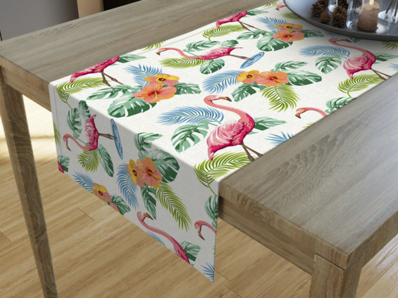 LONETA dekoratív asztali futó - falmingó madarak