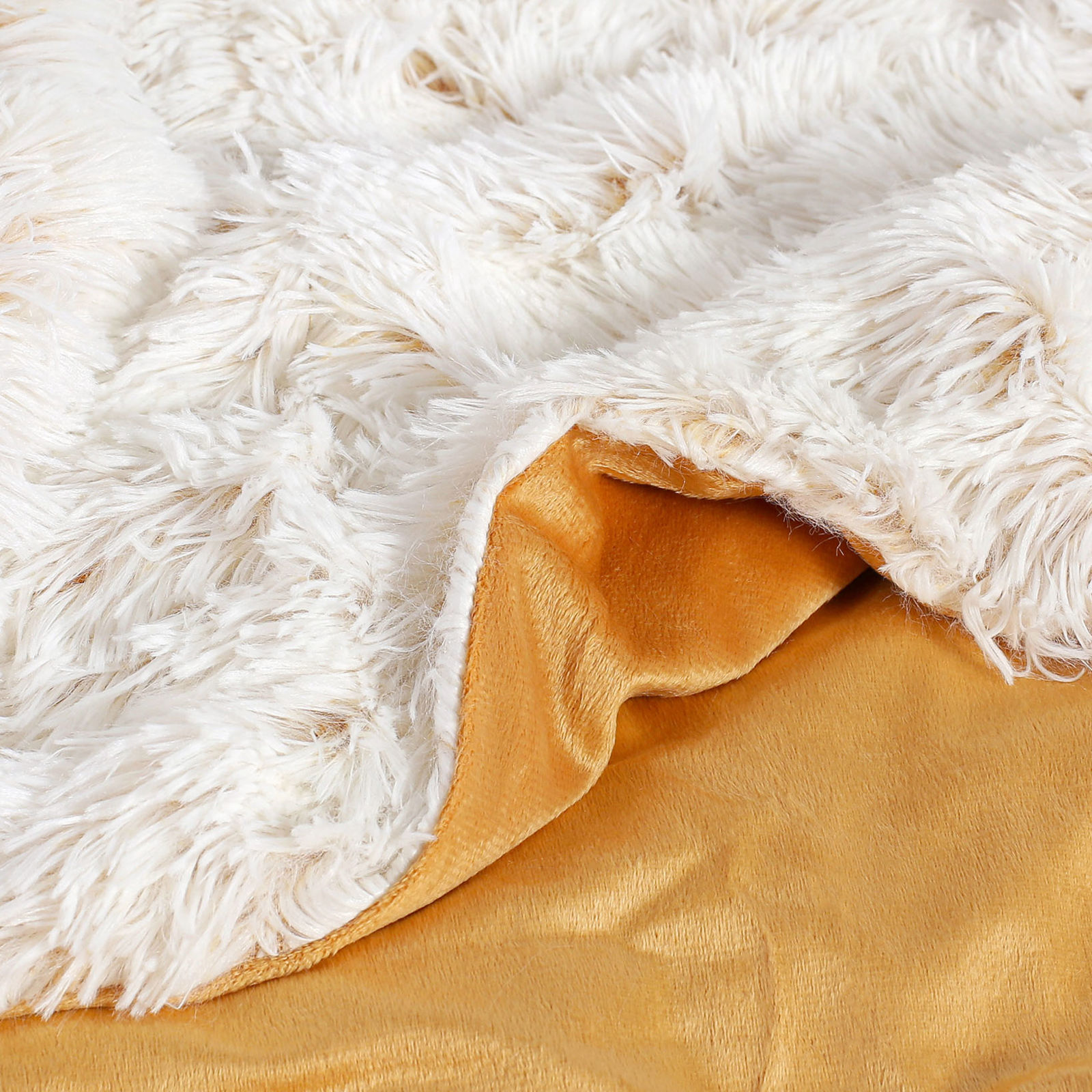 Luxus takaró - MIKRO EXTRA Hosszú szálas - fehér-bézs