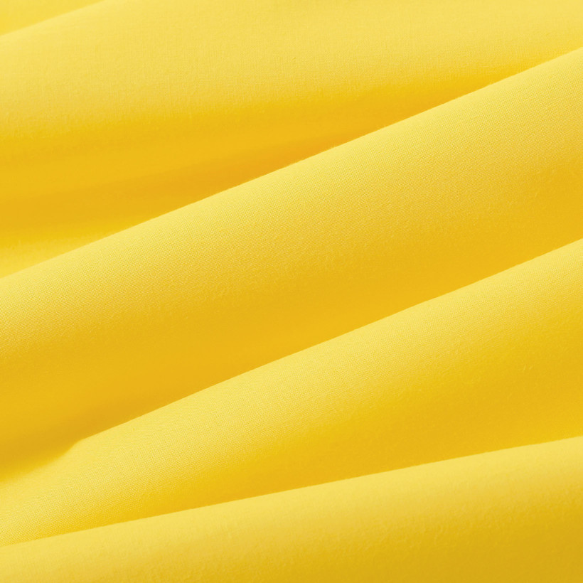 Szögletes terítő 100% pamutvászon - sárga