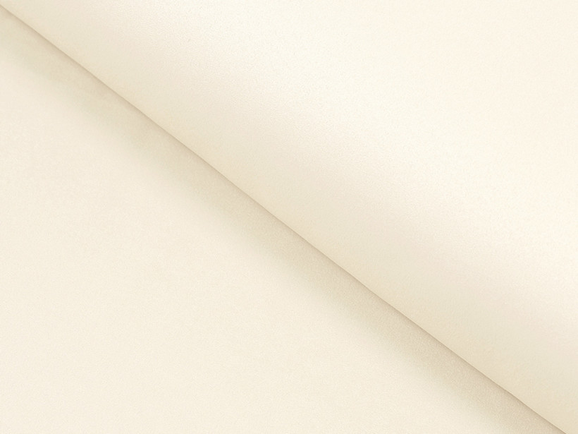 Dekoratív szövet selymes megjelenésű Rongo Deluxe - krémszínű, szatén fényű